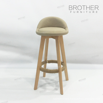 New Design 85cm Seat antique tall fabric covered bar stools